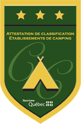Attestation de classification établissements de camping - 3 étoiles